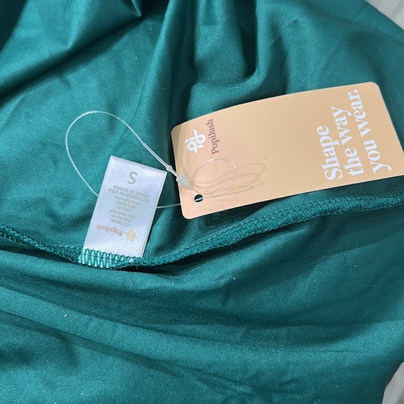 Popilush Shapewear Built-In Tummy Control A-Line Midi Dresses - Picture 8 of 8